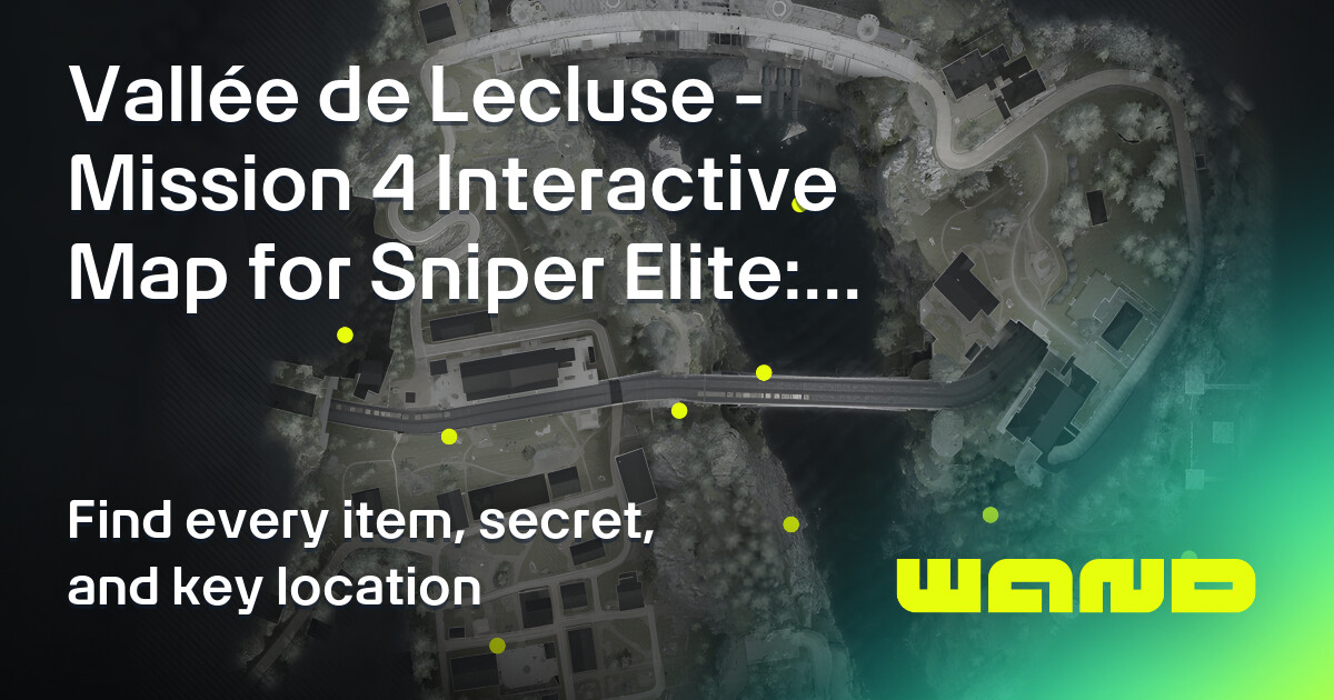 Smg Rp Map SMG Workbench - Vallée de Lecluse - Mission 4 Map for Sniper Elite ...