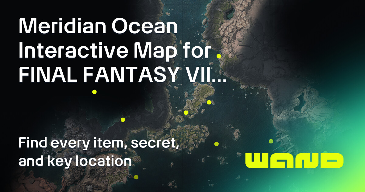 Chest - Meridian Ocean Map for FINAL FANTASY VII REBIRTH Checklist ...