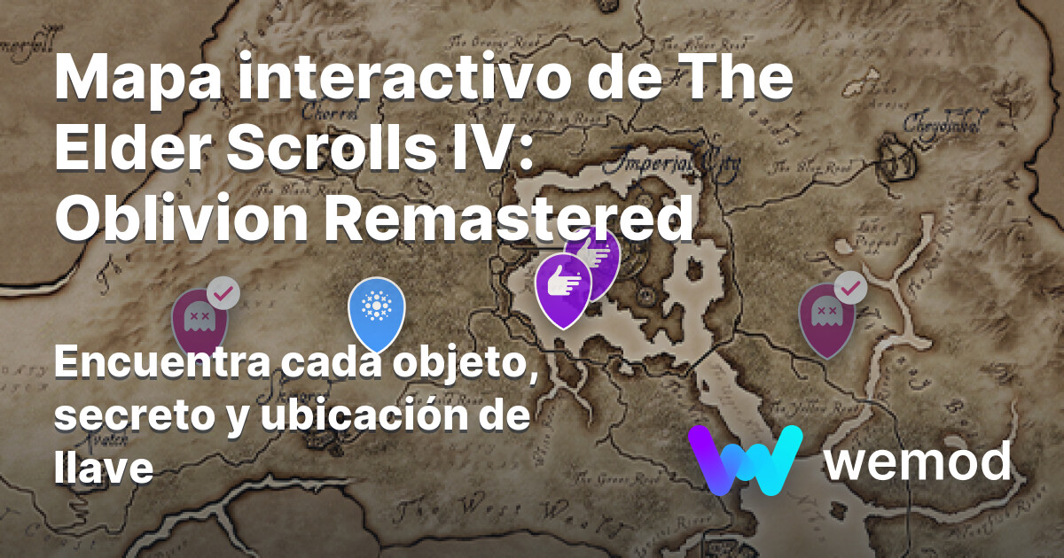 The Elder Scrolls IV: Oblivion Remastered Interactive Maps | Wand