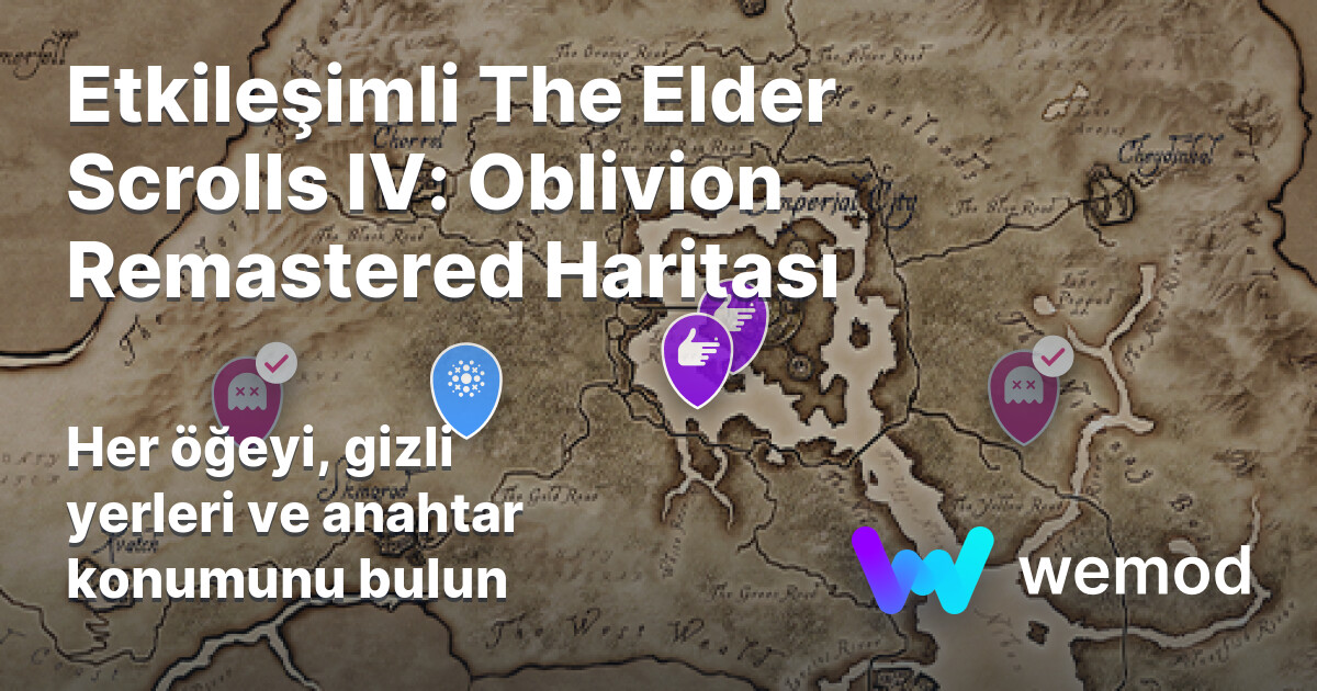 The Elder Scrolls IV: Oblivion Remastered Interactive Maps | Wand