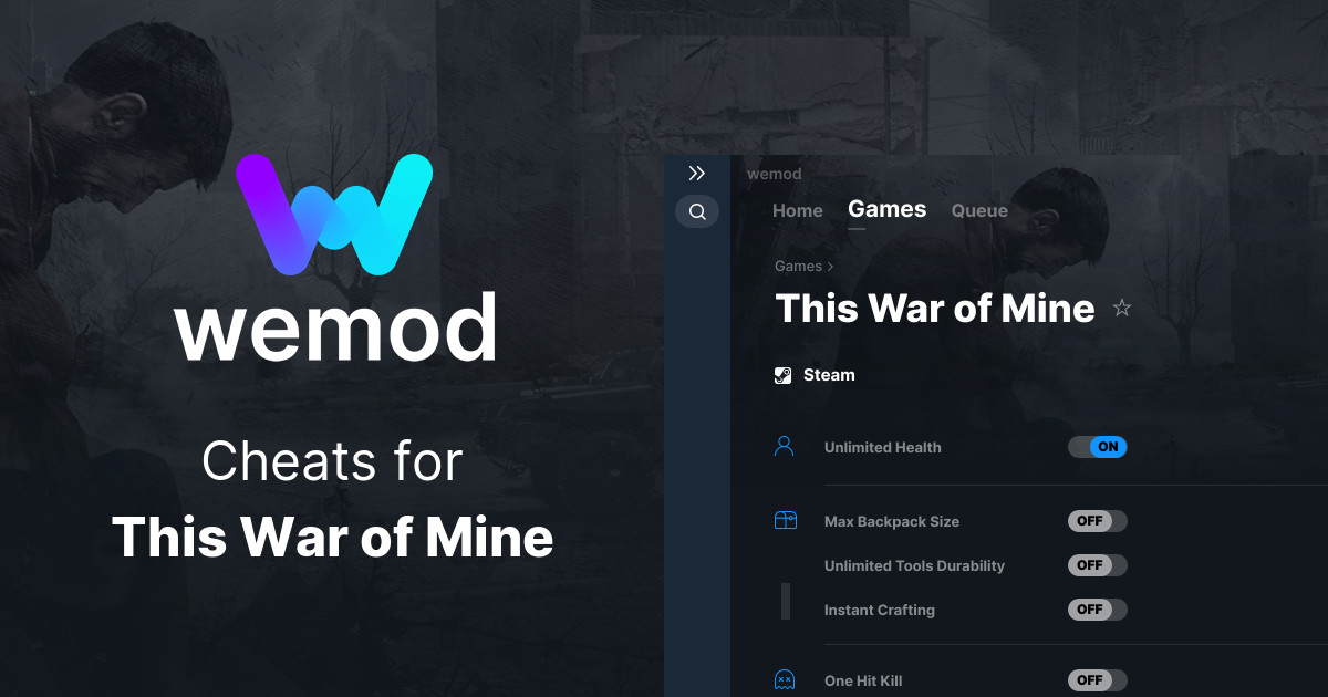 This War of Mine Cheats and Trainers for PC WeMod