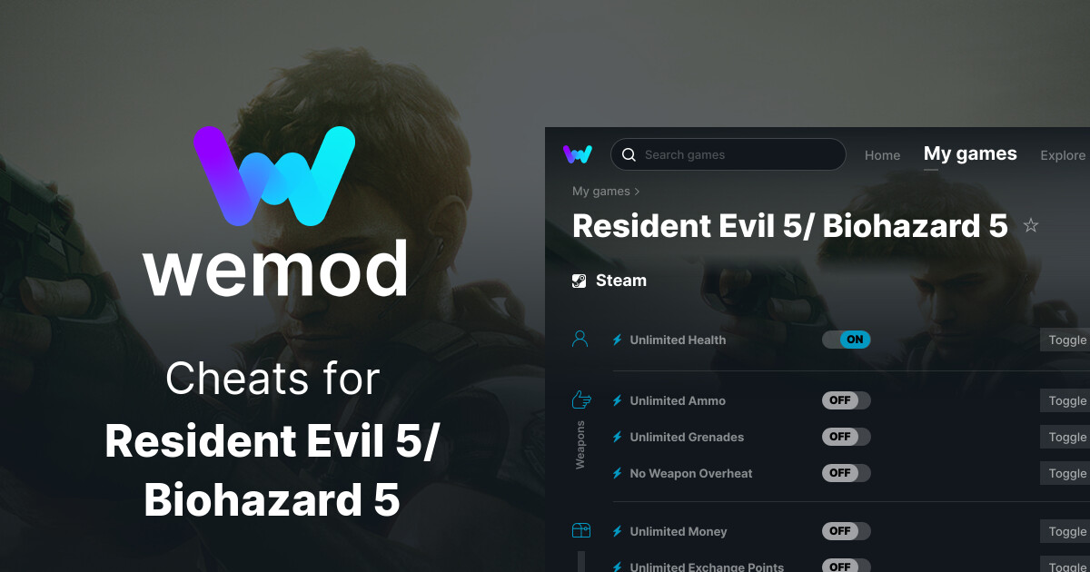 Guide Resident Evil 5 MOD Cheat APK + Mod for Android.