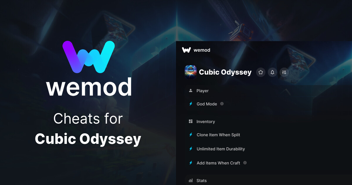Cubic Odyssey Cheats & Trainers for PC | WeMod