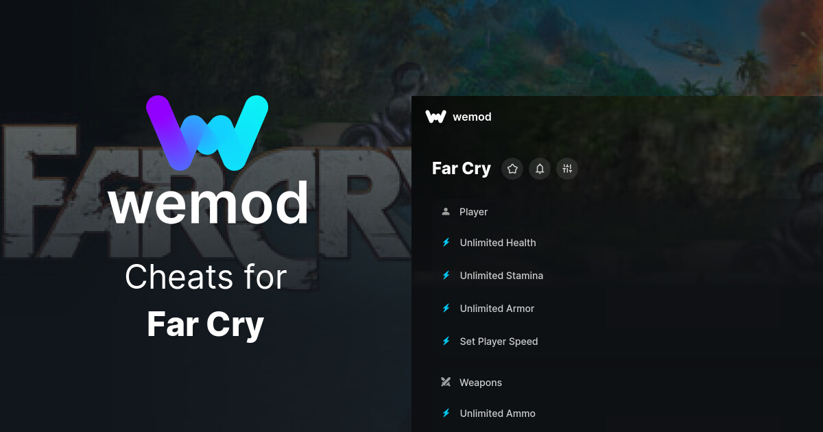 Far Cry Cheats Trainers For Pc Wemod Far Cry Cheats Trainers For Pc Wemod