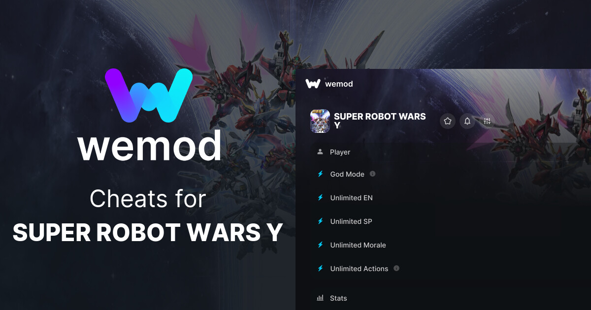 SUPER ROBOT WARS Y Cheats & Trainers for PC | WeMod