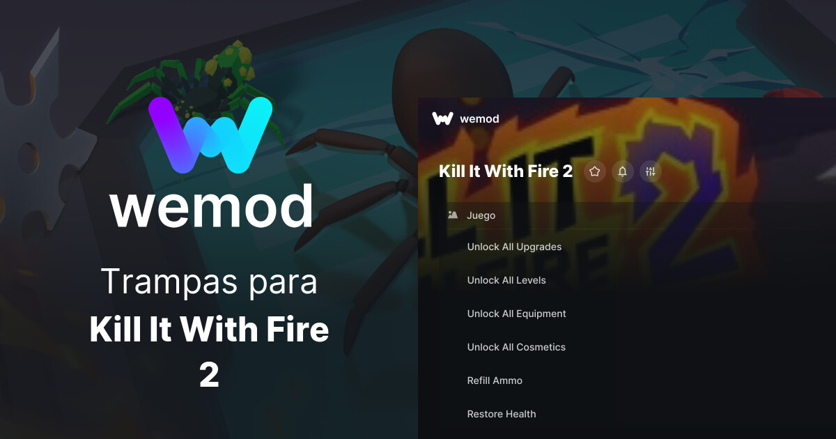 Logros de Kill It With Fire 2 para Steam WeMod
