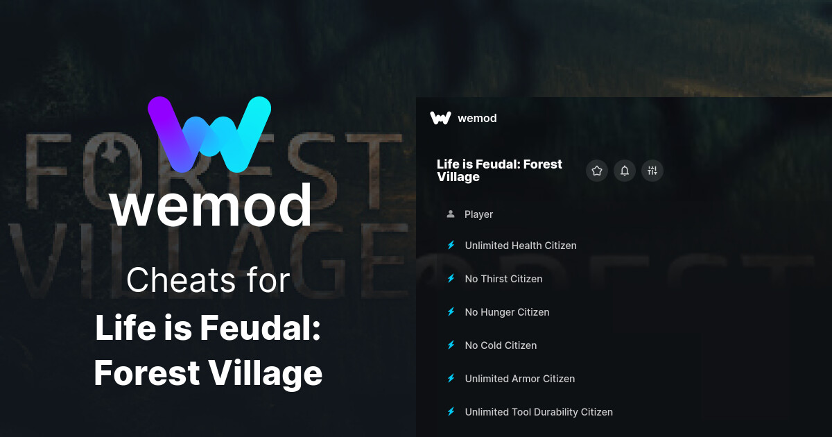 Life is Feudal: Forest Village Achievements for Steam | WeMod