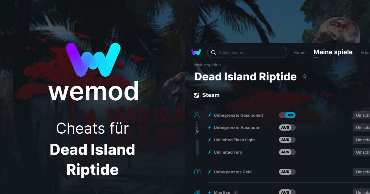 Dead Island Riptide Cheats & Trainer für PC WeMod
