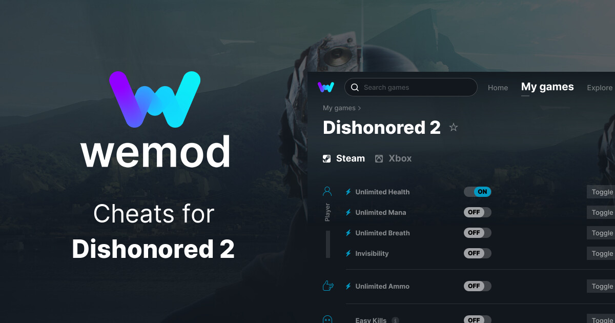 dishonored cheat trainer