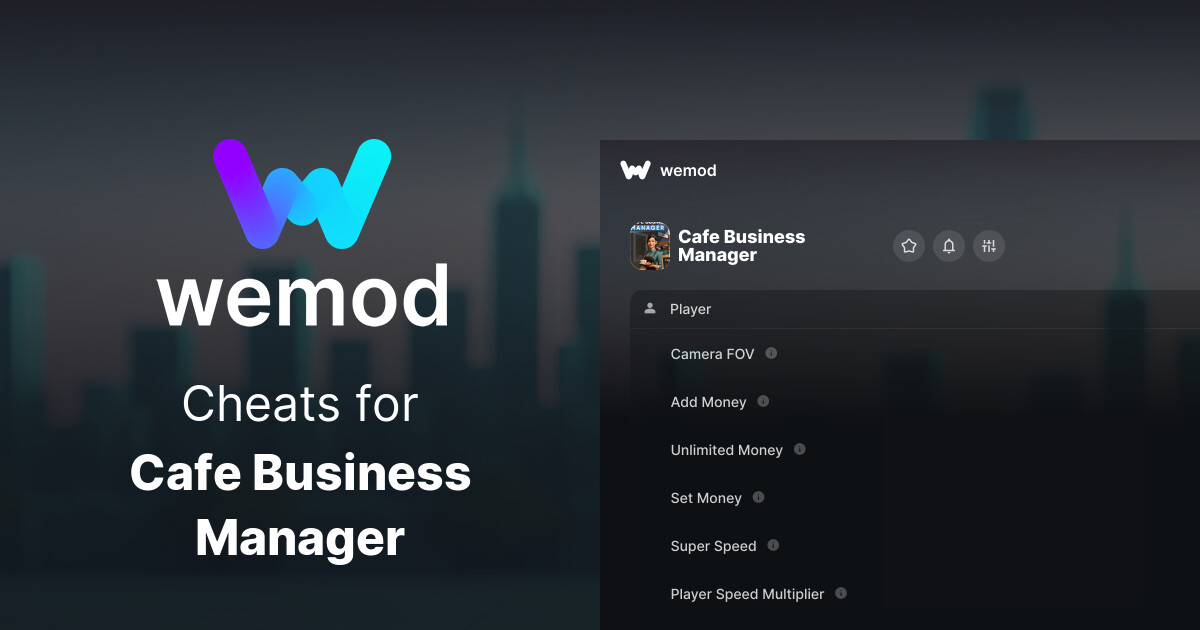 Cafe Business Manager Cheats & Trainers for PC | WeMod