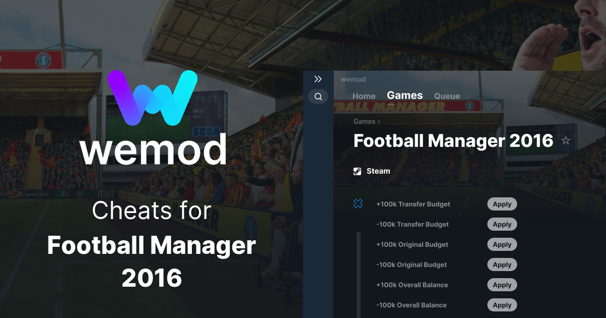 football manager 2016 trainer