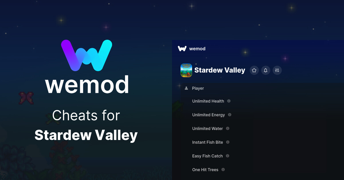 Stardew Valley Cheats & Trainers for PC WeMod