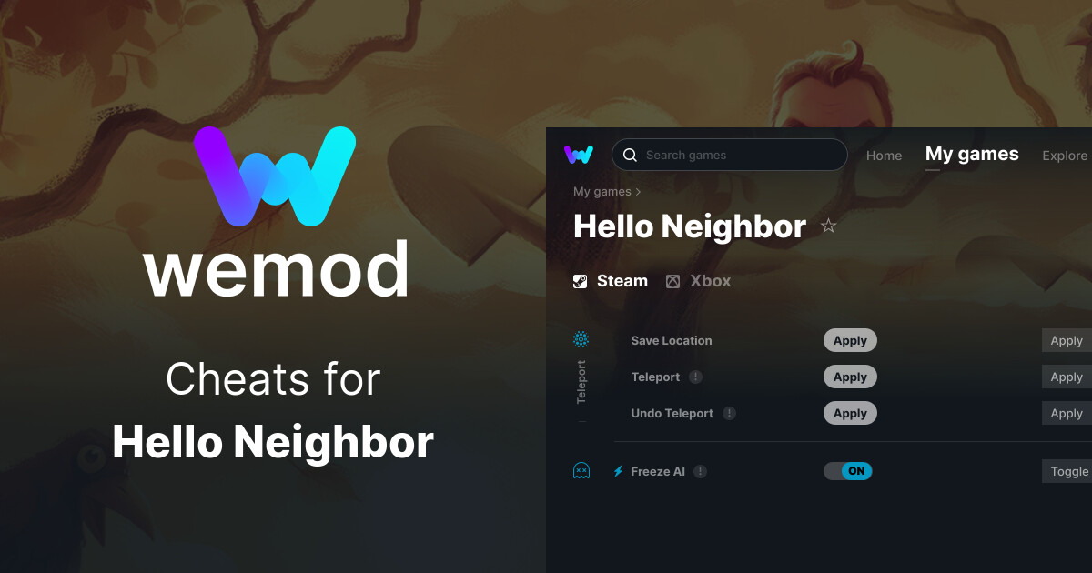 Hello Neighbor 2 Cheats and Cheat Codes