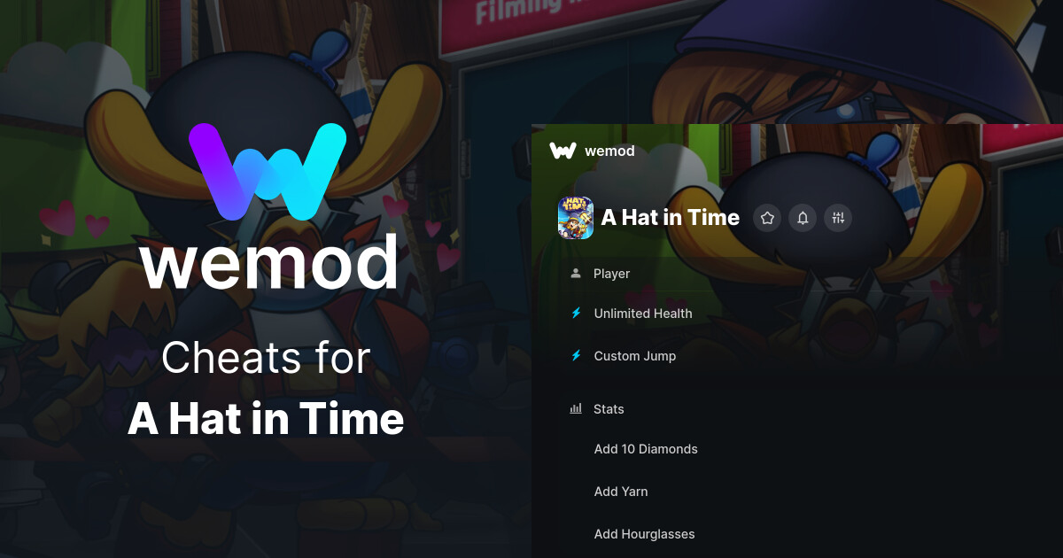 A Hat in Time Cheats & Trainers for PC WeMod