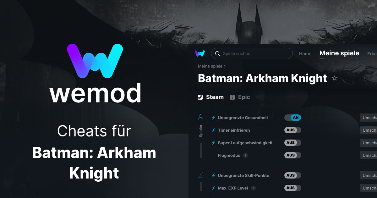 Batman: Arkham Knight Cheats und Trainer für PC - WeMod