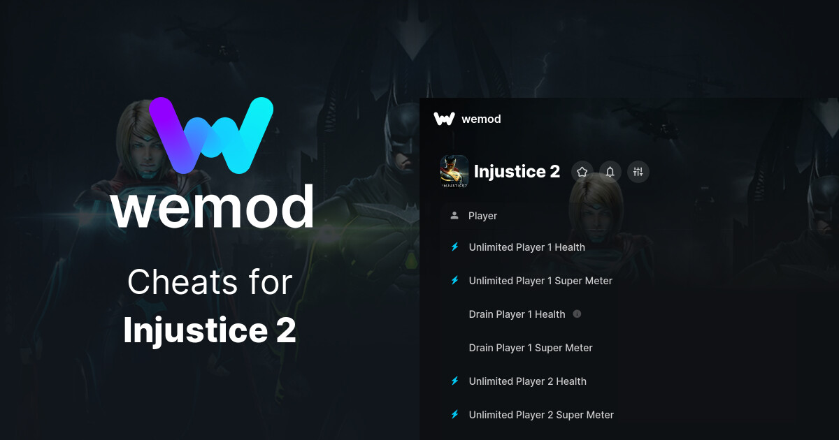 Injustice 2 Cheats and Trainers for PC WeMod