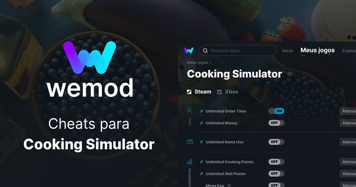 Pode rodar o jogo Cooking Simulator?