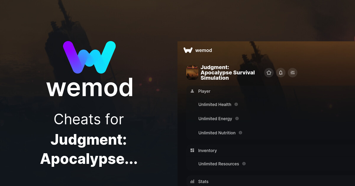 Judgment: Apocalypse Survival Simulation Achievements for Steam | WeMod