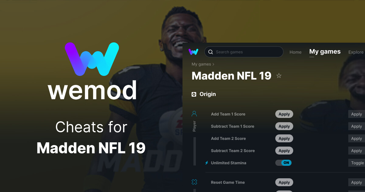 Madden Nfl 19 Cheats And Trainers For Pc Wemod