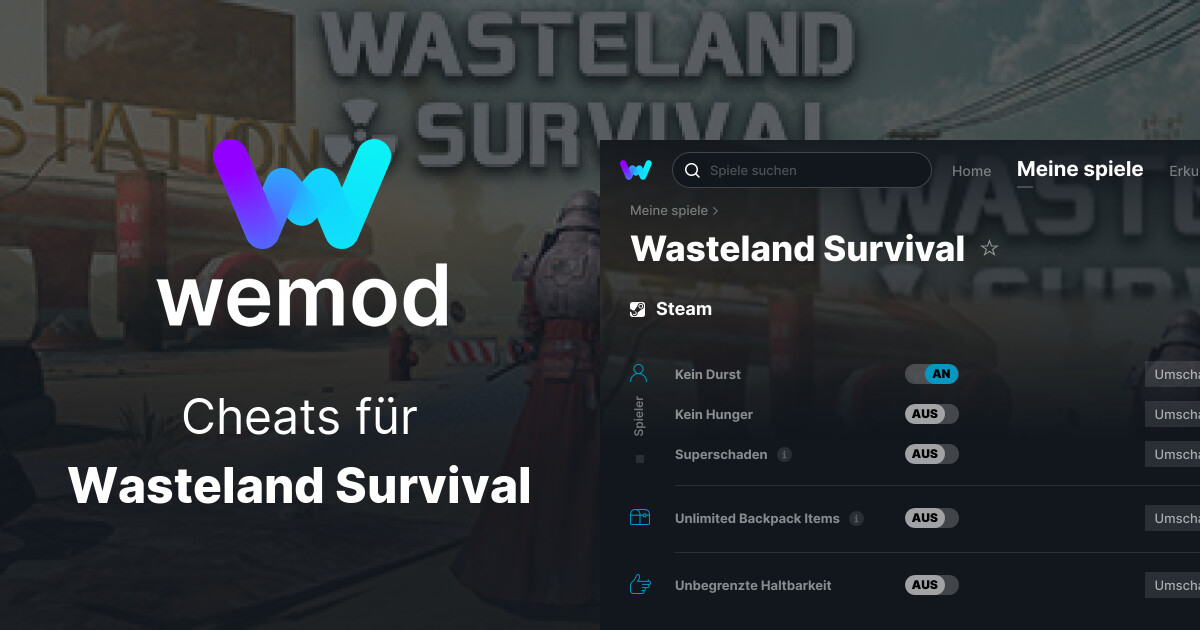 Wasteland Survival Cheats Trainer F R PC WeMod   V3 