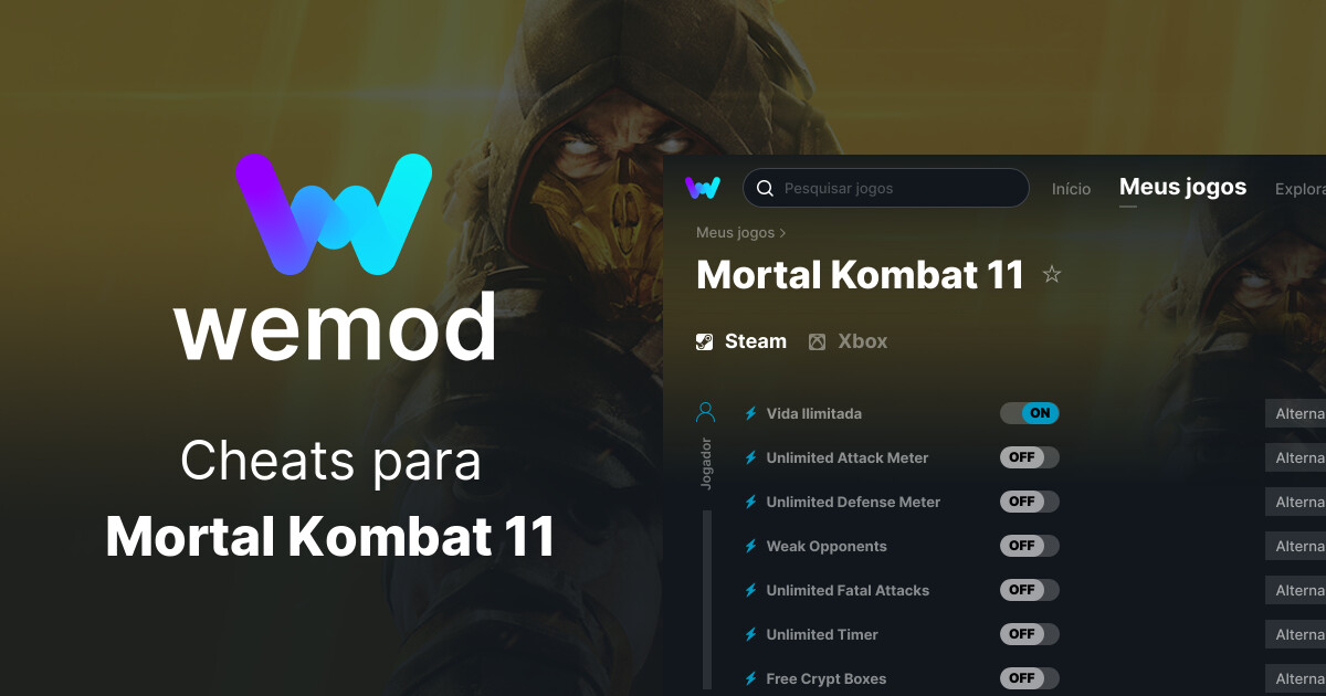 Mortal Kombat 11 - Meus Jogos