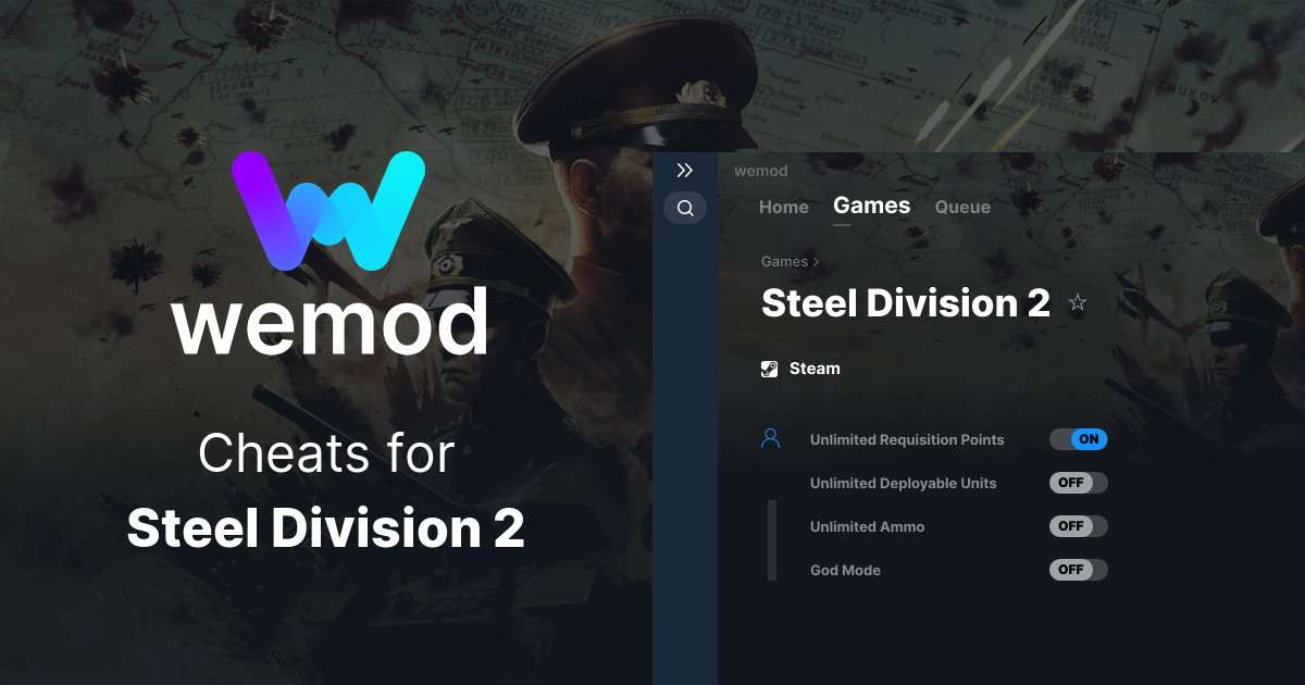 Steel Division 2 Cheats And Trainers For Pc Wemod
