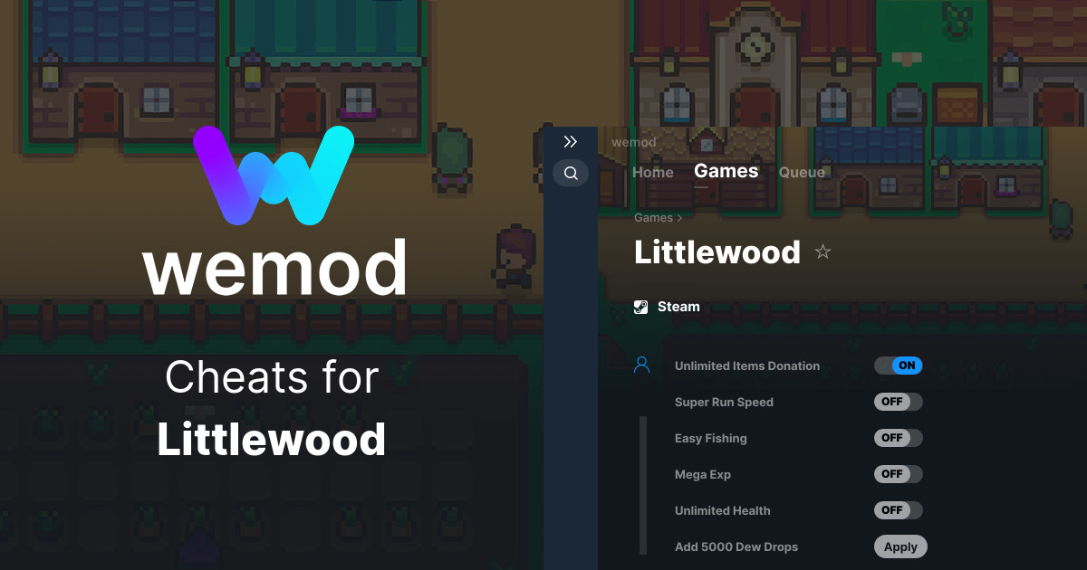 Littlewood Cheats and Trainers for PC WeMod