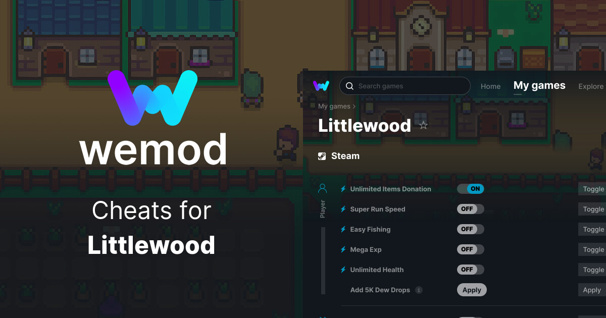 Littlewood Cheats & Trainers for PC WeMod