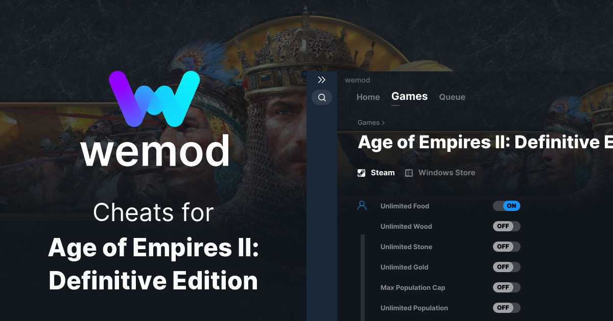 Age Of Empires Ii Definitive Edition Cheats And Trainers For Pc Wemod