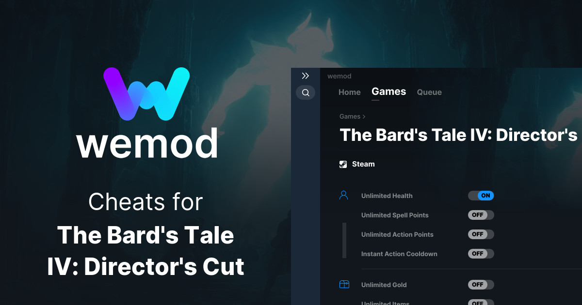 the bards tale cheats