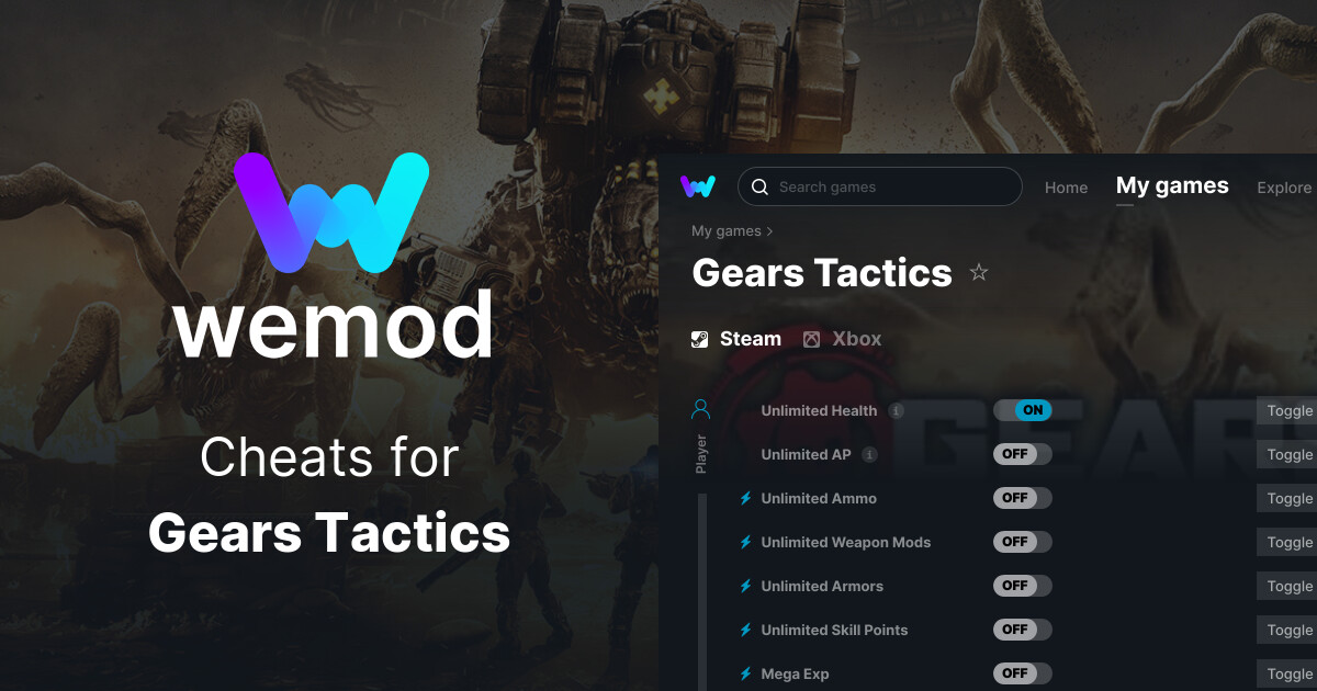 Gears Tactics Cheats and Trainers for PC WeMod