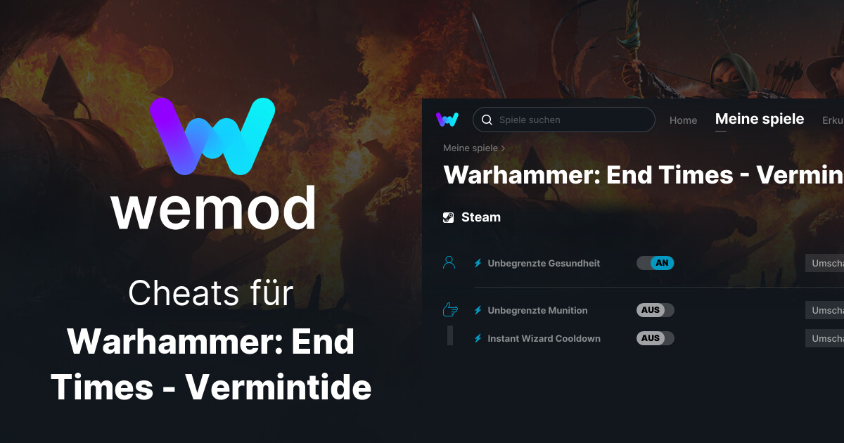 Warhammer End Times Vermintide Cheats & Trainer für PC WeMod