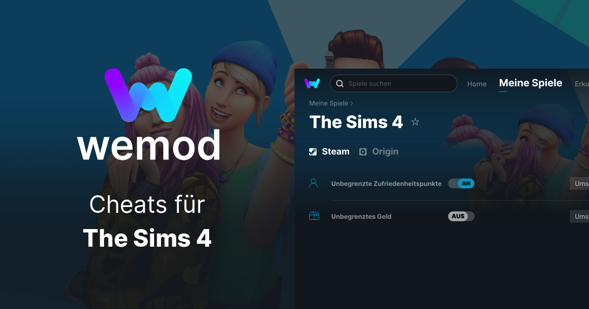 The Sims 4 Cheats & Trainer für PC WeMod