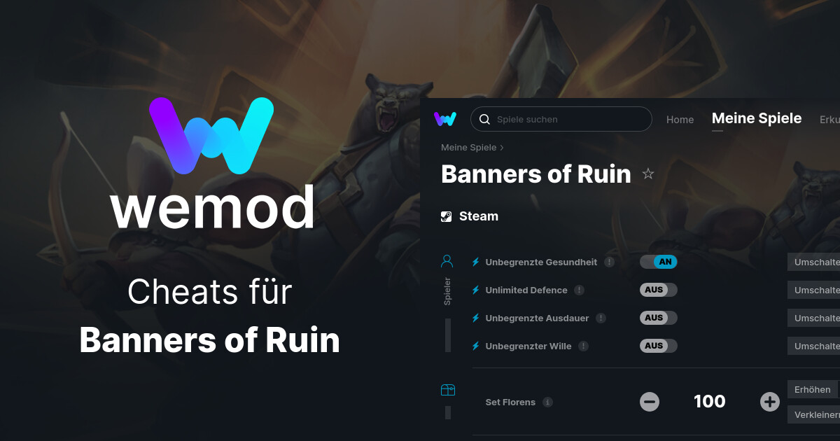Banners of Ruin Cheats & Trainer für PC WeMod