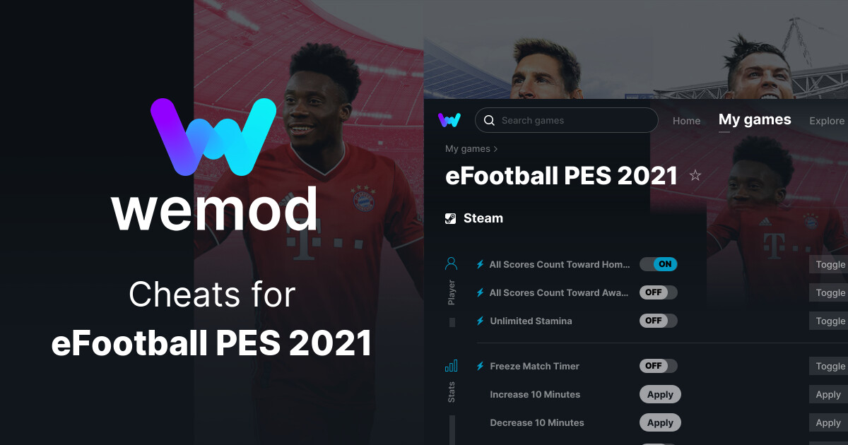 eFootball PES 2021 GAME TRAINER v1.01 +8 Trainer - download