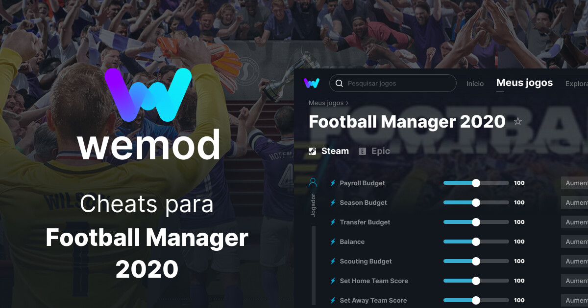 Pode rodar o jogo Football Manager 2020?