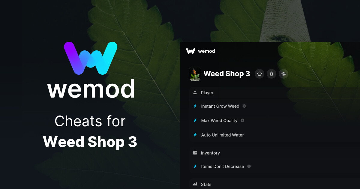 weed shop 3 mods