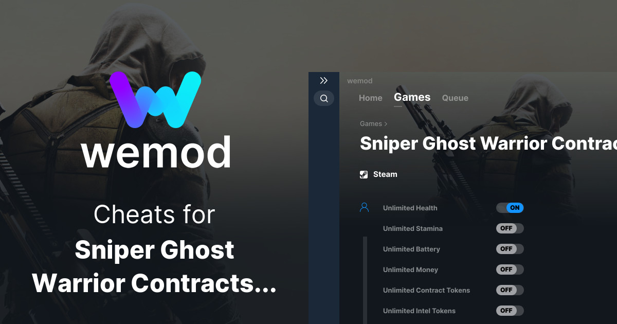 sniper ghost warrior contracts 2 trainer