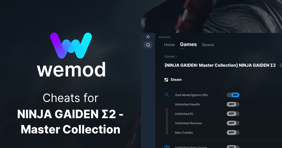 Ninja Gaiden Master Collection Ninja Gaiden S2 Cheats And Trainers For Pc Wemod