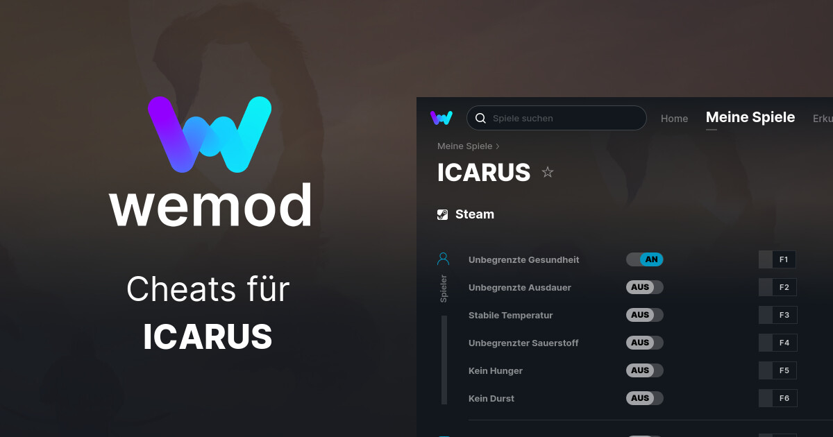 Icarus cheats trainer f r pc wemod