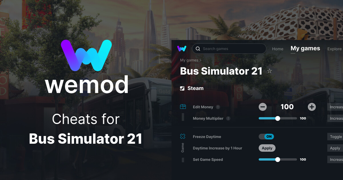 Bus Simulator 21 Cheats And Trainers For PC WeMod