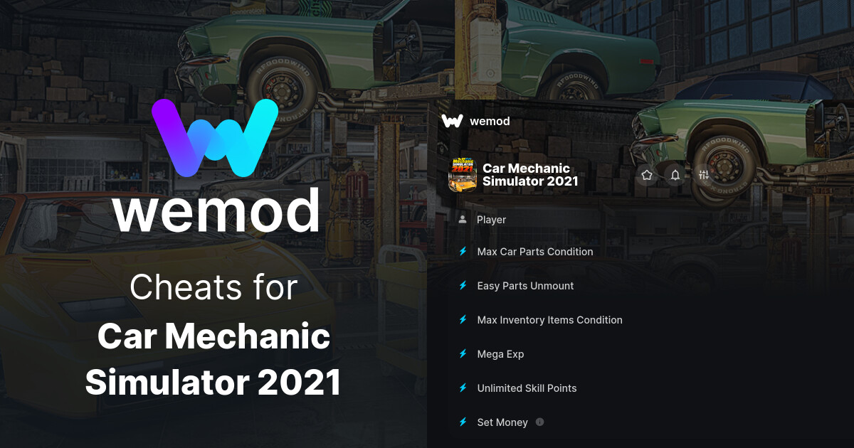 car mechanic simulator 2021 cheats ps4