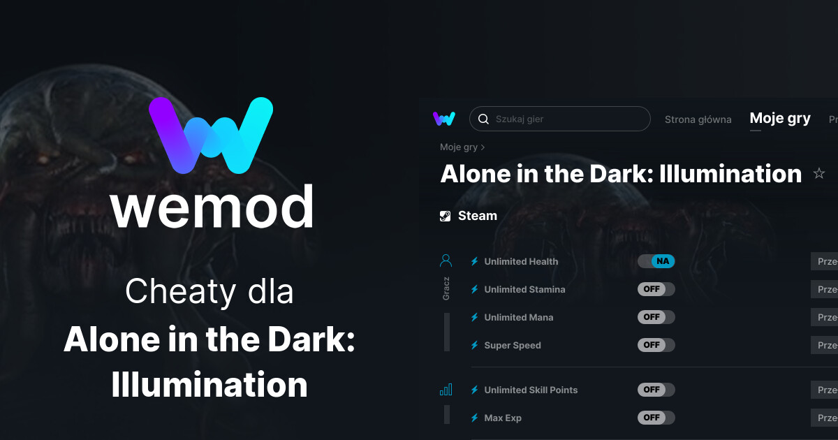Alone in the Dark Illumination cheatów i trainerów dla PC WeMod