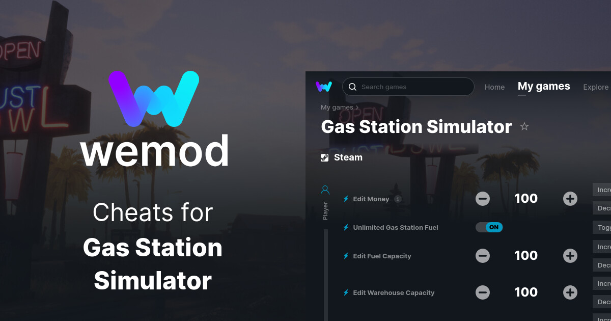 Gas Station Simulator codes