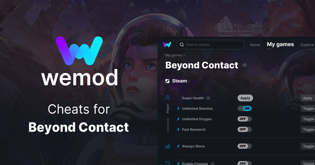 Beyond Contact Cheats And Trainers For PC - WeMod