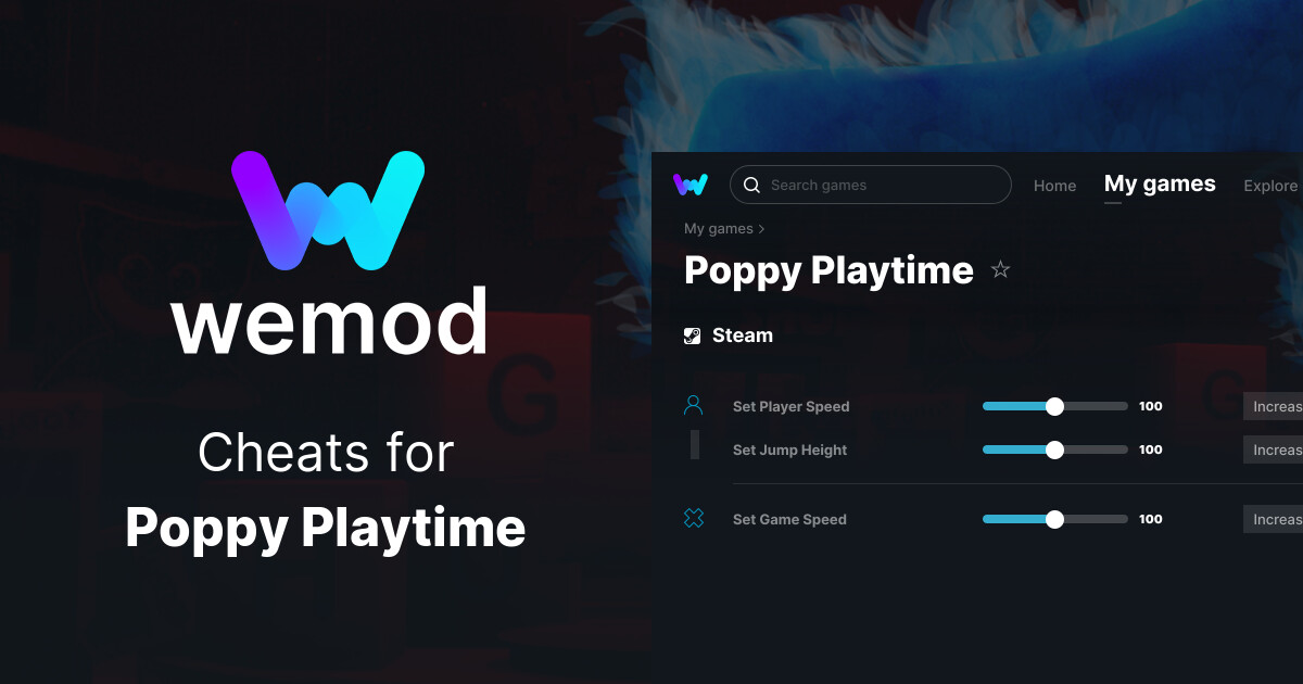 Poppy Playtime Cheats and Trainer for Steam - Trainers - WeMod Community