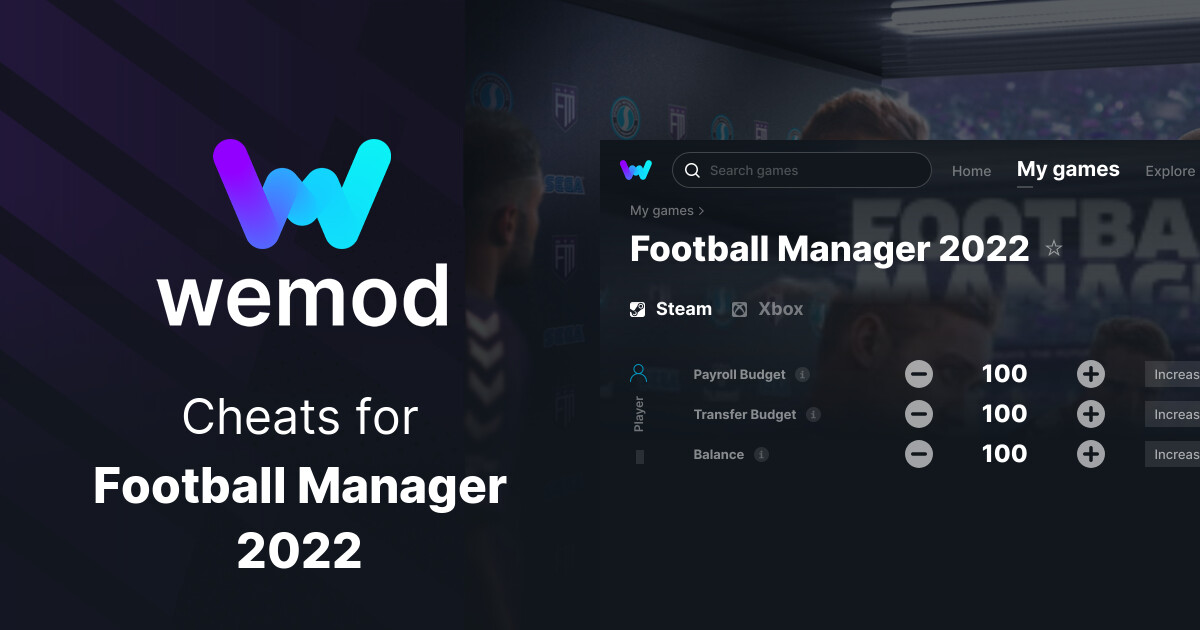 Football Manager 2022 Cheats & Trainers for PC