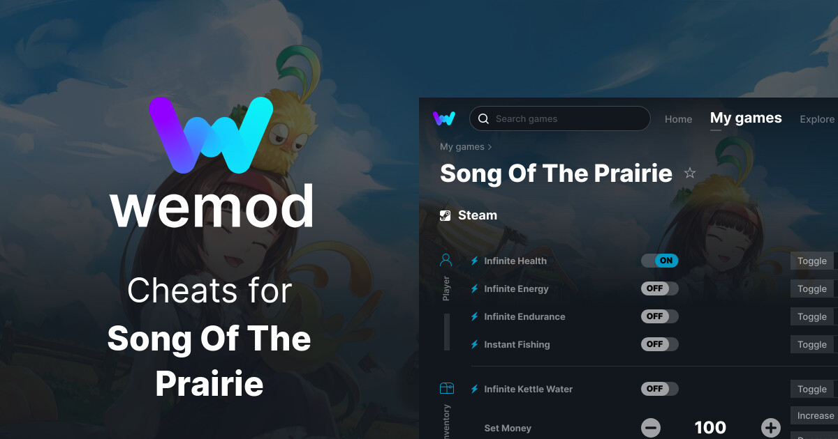 Song Of The Prairie Cheats and Trainers for PC WeMod