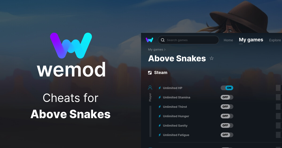 Above Snakes Cheats & Trainers for PC WeMod