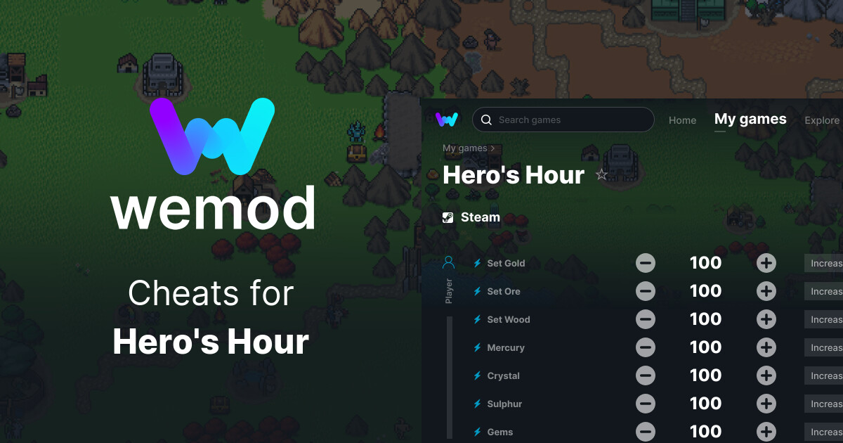 Hero's Hour Cheats & Trainers for PC WeMod